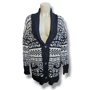 DKNYC Aztec cardigan. Large